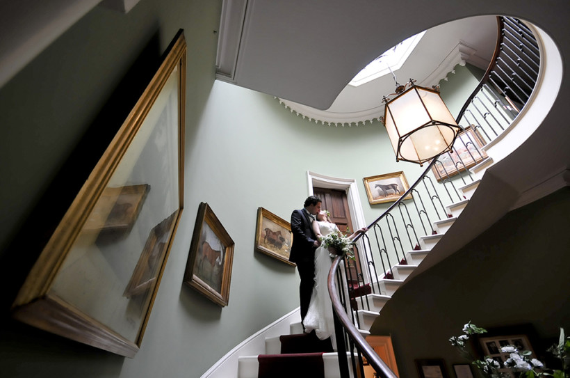 The beautiful sweeping staircase is always popular for capturing stunning photographs.