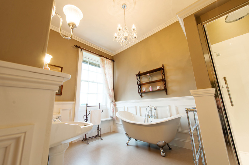 Bathing in style at Burton Court in Herefordshire