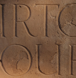 This historic sign is carved into a stone wall by the front gates. Burton Court is conveniently placed off the main A44 road that heads into mid Wales